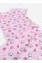 Girls Floral Print Cotton Pajama Set – T-Shirt & Full Pants Nightwear - 7