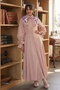 Patterned Powder Satin Collar - 2