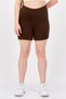 Women Sportswear Fit Outdoor Shorts, Brown