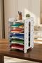 Desk Organizer Organizer Document Rack Desktop Organizer White Color Model 16