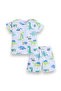 Infant Boys Dinosaur Print Cotton Pajama Set - 5