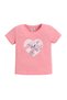 Girls Flamingo Print Cotton Pajama Set – T-Shirt & Shorts Nightwear - 6