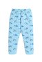 Boys “Summer” Shark Print Cotton Pajama Set – T-Shirt & Pajama Pants Nightwear - 5