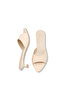 Phoebe Vita Women's Thin Heeled Slippers 001251 Matte Beige - 5