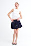 Belden İp B Tie-Detail Short Skirt Ş16072-L7