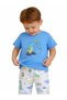 Infant Boys Dinosaur Construction Print Cotton Pajama Set – T-Shirt & Pajama Pants Nightwear - 5