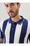 Vertical Stripe Regular Fit Polo T-shirt - 4