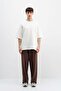 Baggy Fit Sweatpants Brown - 3