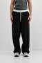 Baggy Fit Sweatpants Black - 4