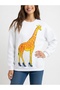 Fashion Hunter Giraffe – Heeled Design Sweatshirt / Hoodie (Optional) - 3