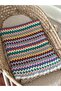 Hand Knitted Colorful Baby Blanket Si - 4