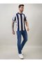 Vertical Stripe Regular Fit Polo T-shirt - 5