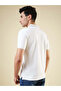 Solid White Tipping Collar Polo T-shirt - 3