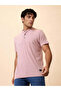 Solid Henley Neck Regular Fit Rose T-shirt - 2