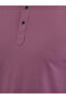 Solid Henley Neck Regular Fit Grape T-shirt - 4