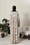 Shirred Robadan Buttoned Front Viscose Fabric Tesseture Clothing Mother Dress Prayer Dress - 8