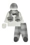 Houndstooth Pattern Bodysuit Sets - Plaid