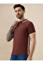 Waffle Textured Regular Fit Rust Polo T-shirt - 2