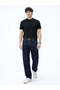 Solid Henley Neck Regular Fit Black T-shirt - 5