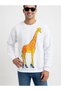 Fashion Hunter Giraffe – Heeled Design Sweatshirt / Hoodie (Optional) - 7