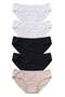5 Pack 620 Cotton Women's Slip Bato Panties