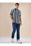 Striped Regular Fit Multicolor Polo T-shirt - 5