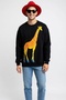 Fashion Hunter Giraffe – Heeled Design Sweatshirt / Hoodie (Optional) - 6