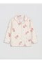 Shirt Collar Girl's Pajama Set - 2