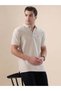 Solid Polo Collar Regular Fit Beige T-shirt - 6