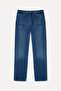 Men's Indigo Straight Fit Jean Trousers - 3