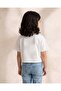 Girls White Embellished T-Shirt - 3