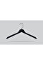Wooden (Black Hook Lama) Clothes, Blouses, Shirts Hangers Black Color 8 Pieces - 2