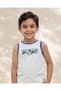 Boys White Miami Vest And Shorts Swim Set - 4