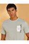 Men Green Basic Graphic T Shirt - 4