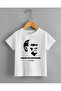 Atatürk Printed Crewneck 100% Pa Cotton Short Sleeve Children's T-Shirt