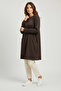 Women's C Pocketed Cycling Collar Tunic with Cuffs on the Sleeves - 4