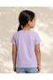 Girls Lilac Printed T-Shirt - 3