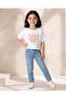 Girls White Embellished T-Shirt - 2