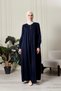 Kupra Fabric Hijab Dress with Button Detail, Comfortable Fit, Long Dress, Premium Plus Size Hijab Dress - 4