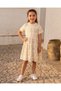 Senior Girls Yellow and Purple Floral Dress - 5