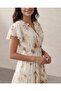Women White Printed Midi Dress - 3