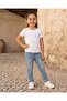 Girls White 3D Butterfly Embellished T-Shirt - 5