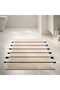 Soft Rigel Bath Mat - Ecru / Black - 60X100 cm