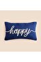 Soft Happy Cushion - Navy Blue - 30X50 cm