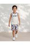 Boys White Miami Vest And Shorts Swim Set - 2