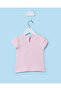 Infant Girls Pale Pink Placement Print T-Shirt - 4