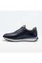 Genuine Leather Navy Blue Men's Casual Shoes – Orthopedic , Ultra Comfortable, Non-Slip Sole , Daily Wear Sneakers - 3