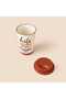 Kitchen Life Ceramic Mug - White / Brown - 400 ml - 4