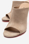 Ten Suede Women's Open Toe Red Sole Stiletto Heel U t Slipper Melody - 3