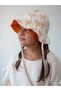 Double Sided Tied Linen Look Baby Bucket Hat - 3